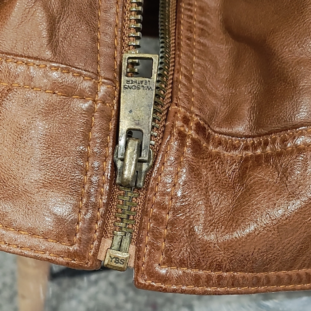 Wilsons Leather Tan Jacket for Men - Picture 16 of 16